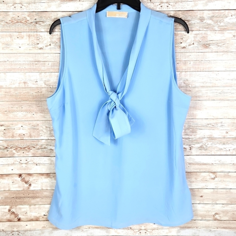 Michael Kors Light Blue Sleeveless Blouse!!!